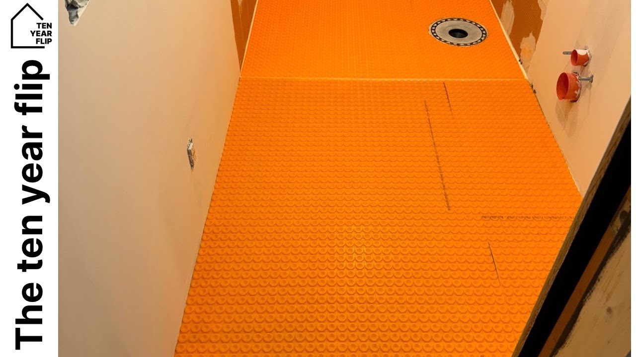 Ditra Heat in our new ensuite