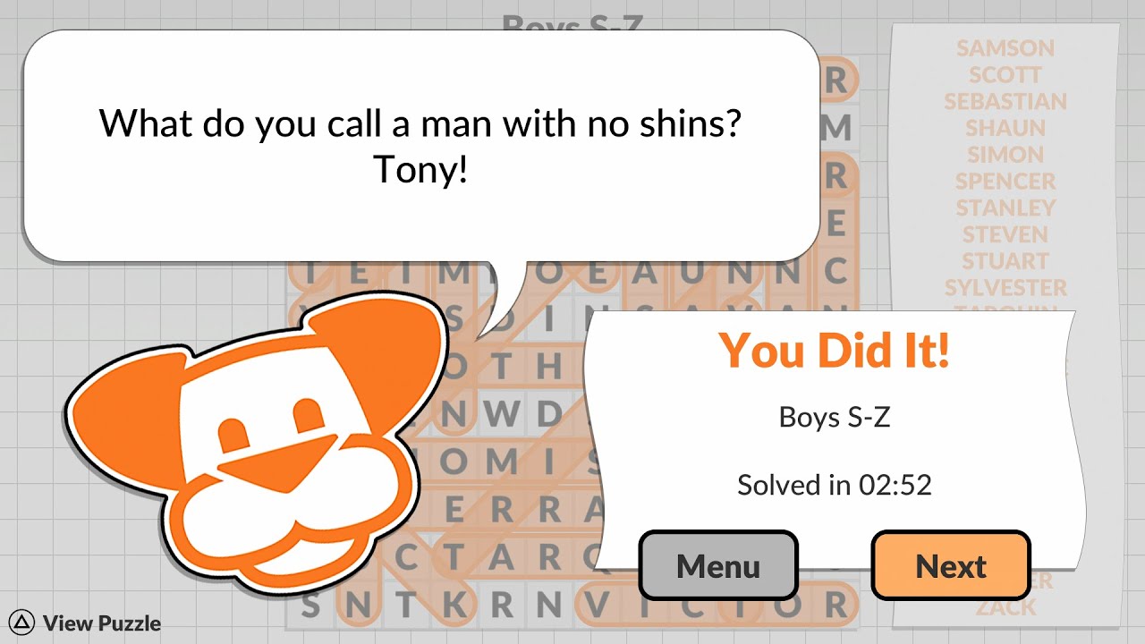Word Search by POWGI (Part 14: Names - 
