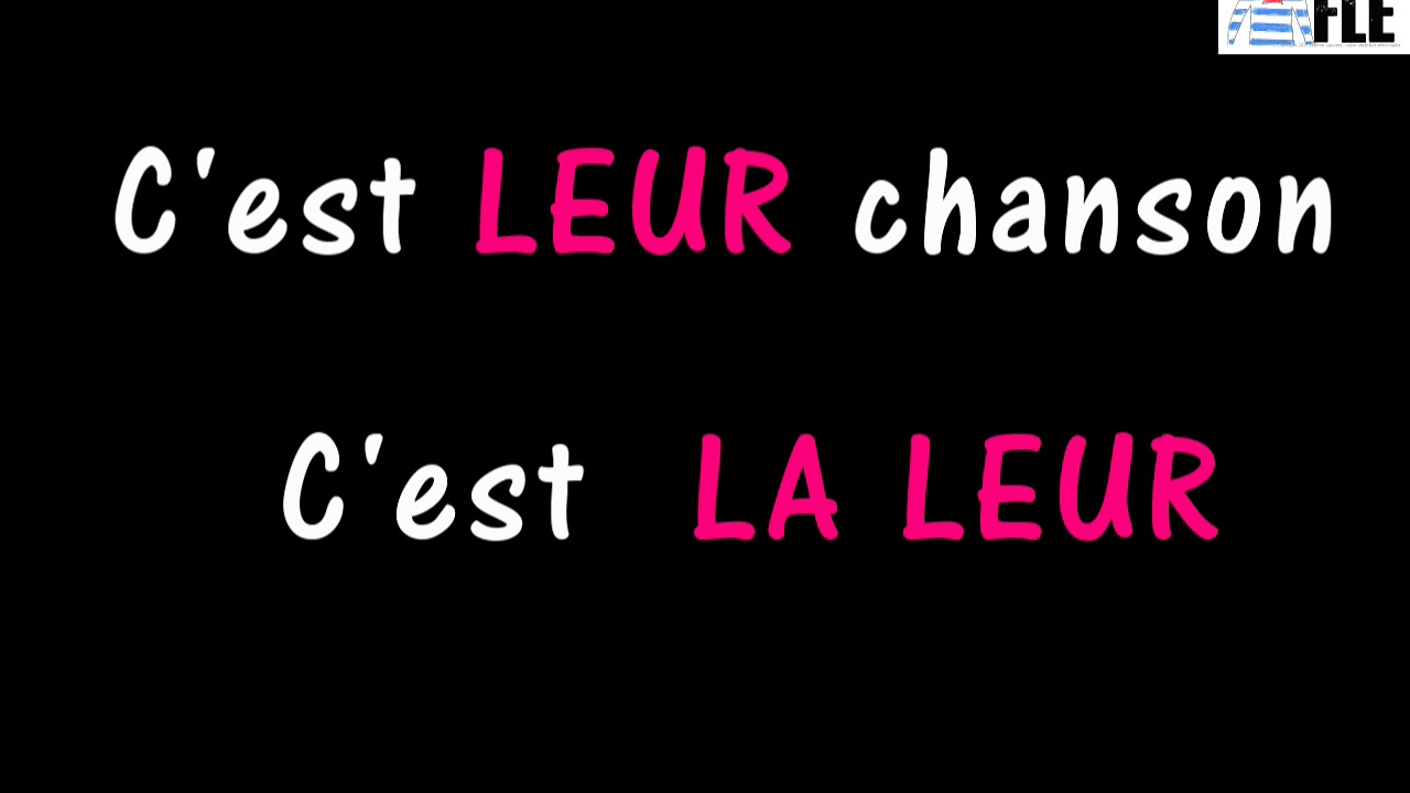 Les pronoms possessifs (Exercice)