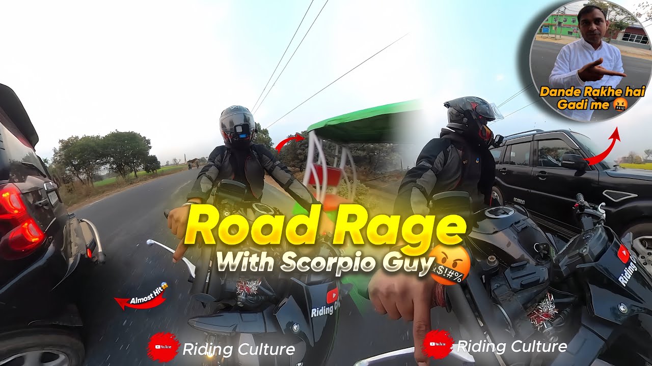 Scorpio wale se Ladai Hogyi🤬|| Ro&agrave;d R@ge With Scorpio Guy😡||
