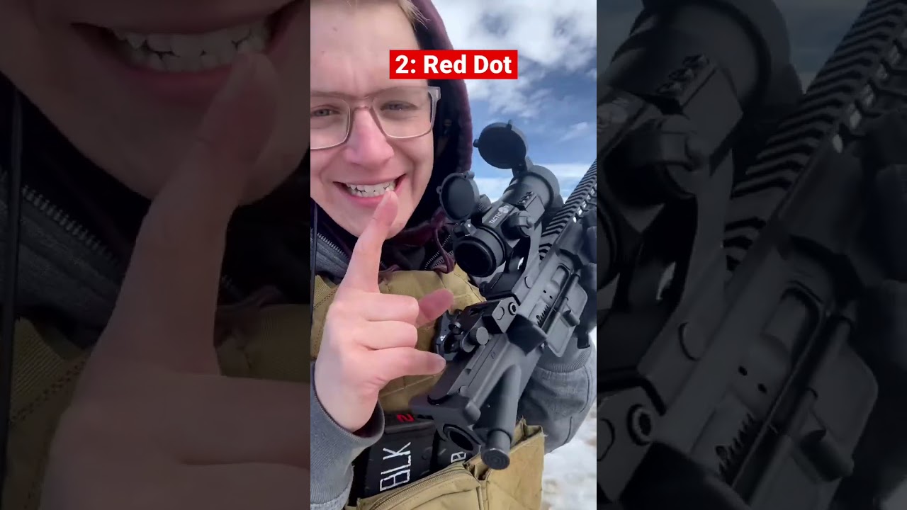 Here Are The 3 Most Common Optic Types! #civtac #gun #tactical #2ndamendment