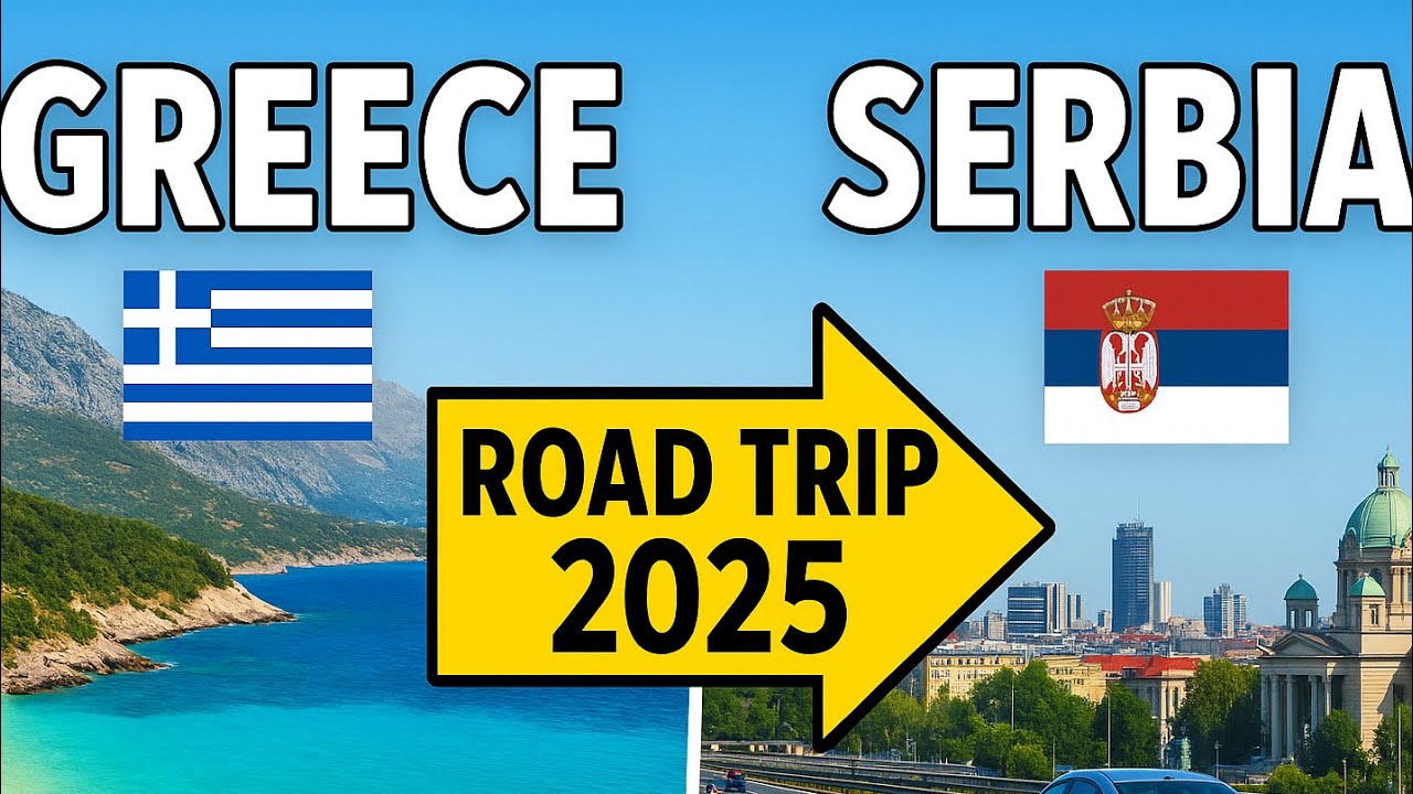 🚗 Peloponnese to Serbia Road Trip 2025 | Driving Through Greece & the Balkans