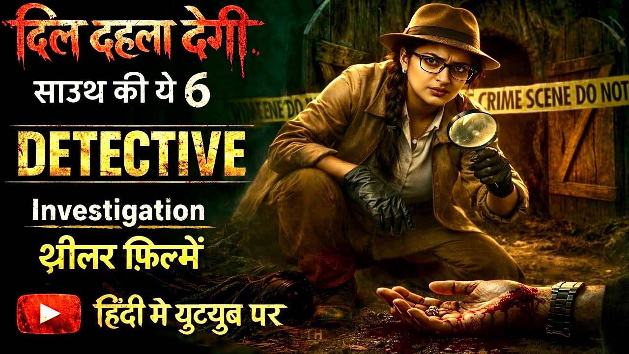 Top 6 South Detective Investigation Thriller Movies In Hindi 2026|Murder Mystery Thriller Movie 2026