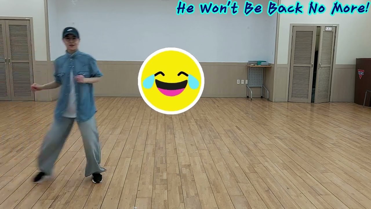 HE WON'T BE BACK NO MORE! LINE DANCE(BEGINNER)COUNT/TEACH/TUTORIAL, Bev Vinge(December 2025)