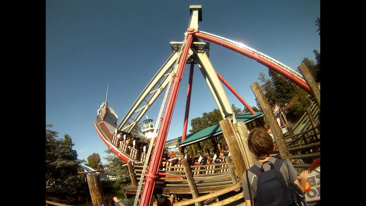 Great America - Captain J riding the 