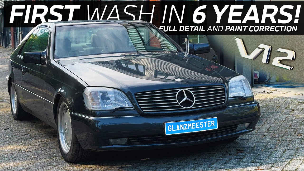 First Wash in 6 Years! – V12 Mercedes S600 ASMR Detail and Paint Correction