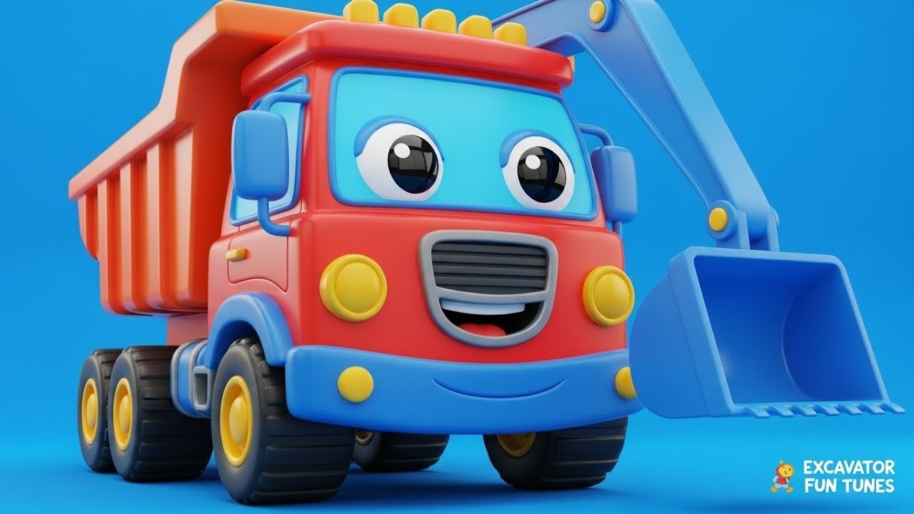 🚛 "Truck Town Adventures | Construction Songs & Cartoons for Kids"