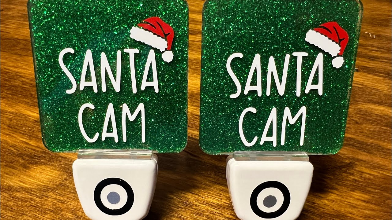 Santa Cam! Easy DIY using Dollar Tree Nightlight