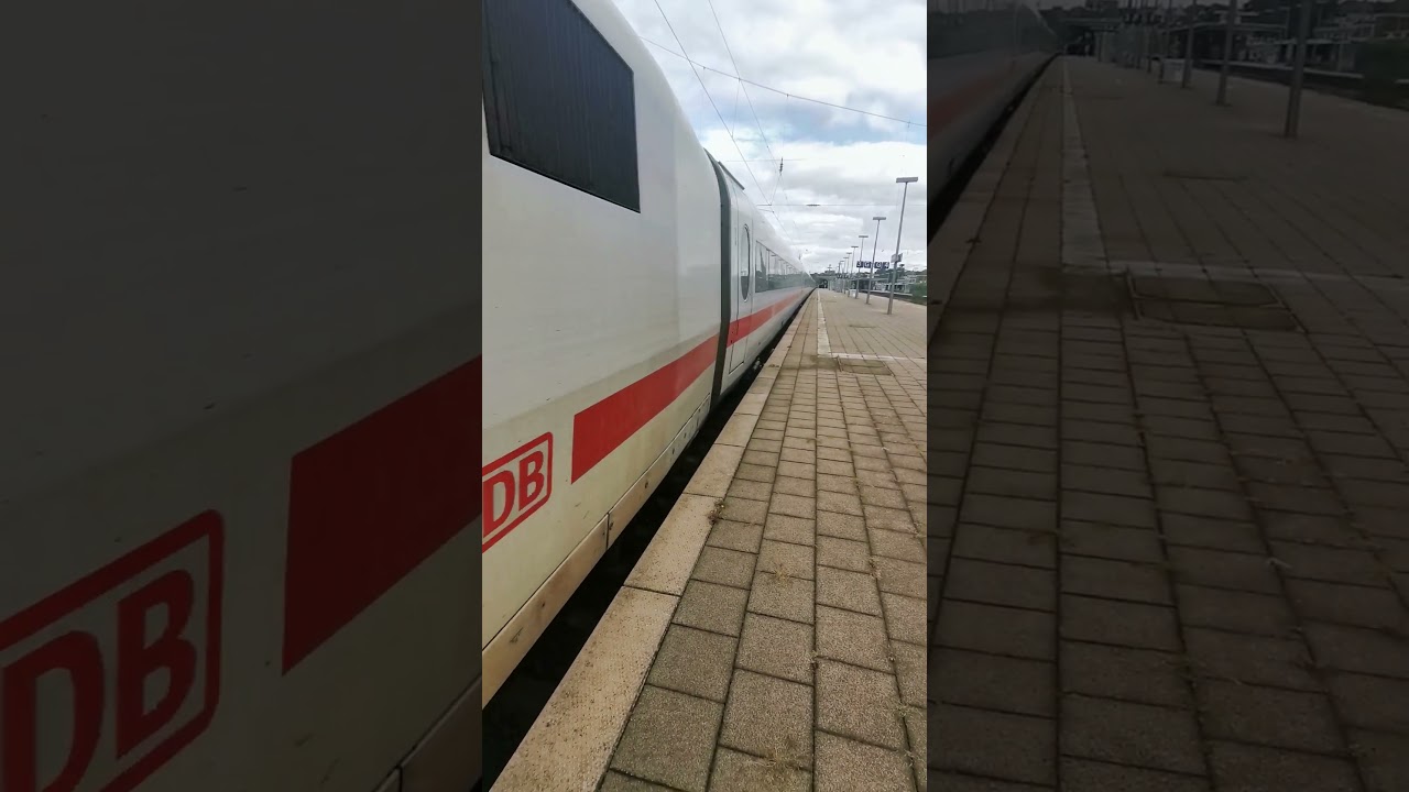 Ausfahrt ICE 2 I Frohe Weihnachten I Bochum Hbf. #zug #ice #icetrain #ice2 #train #trainspotting #bf