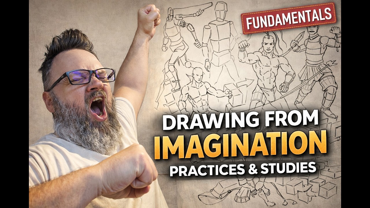 Drawing From Imagination LIVE | Ballpoint Return After 20 Years
