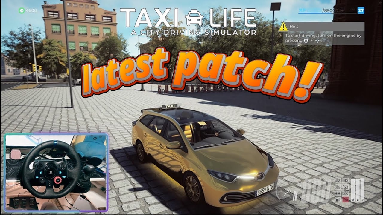 Taxi Life: A City Driving Simulator PS5 | Latest Update ! ! Steering wheel Gameplay ! !