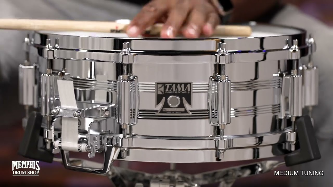 Tama 14x5 50th Anniversary Mastercraft Steel Snare Drum (8055)