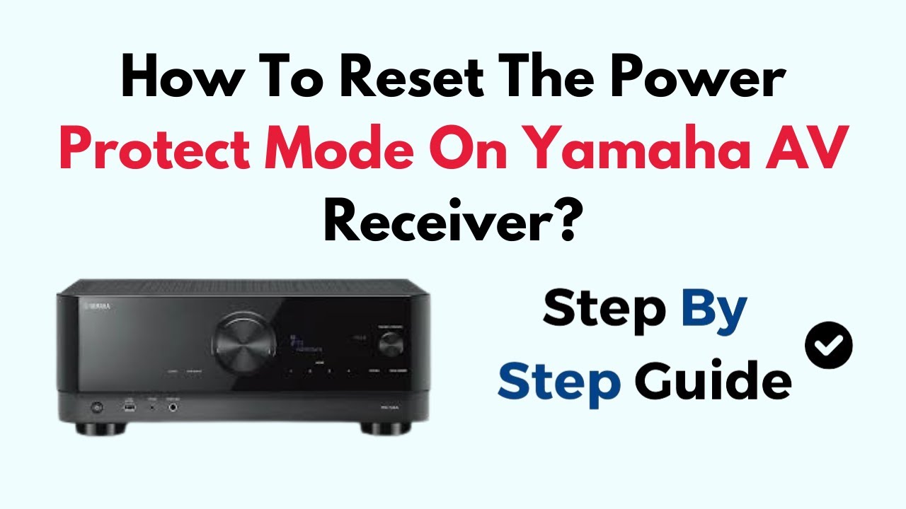 Как сбросить режим защиты питания на AV-ресивере Yamaha?