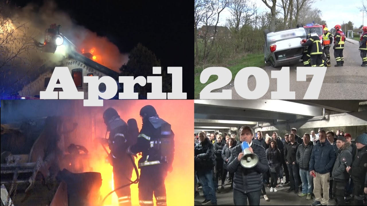Brand og ulykker i Syd og Sønderjylland April 2017