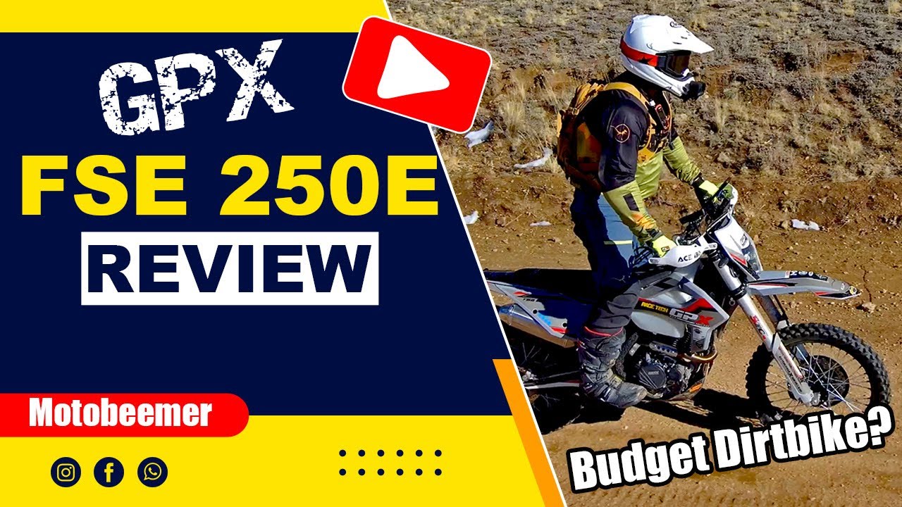 GPX Moto FSE 250 E Dirtbike Full Review and Breakdown