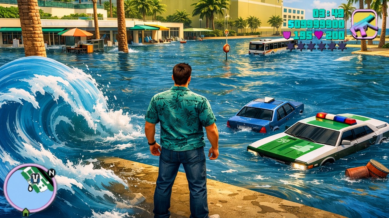 GTA Vice City Gets FLOODED
