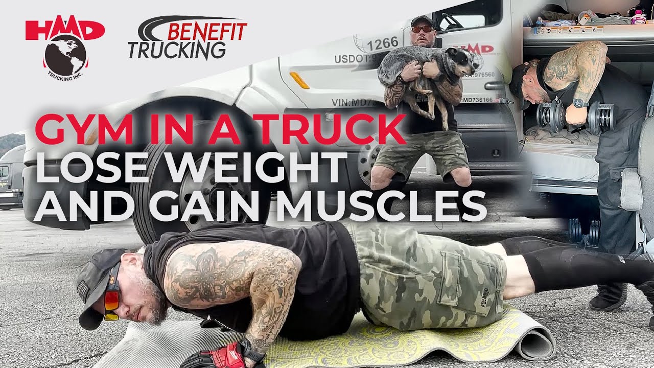 🔩 Gym in a truck: a truck driver shares his tips on how to lose weight and gain muscles 💪
