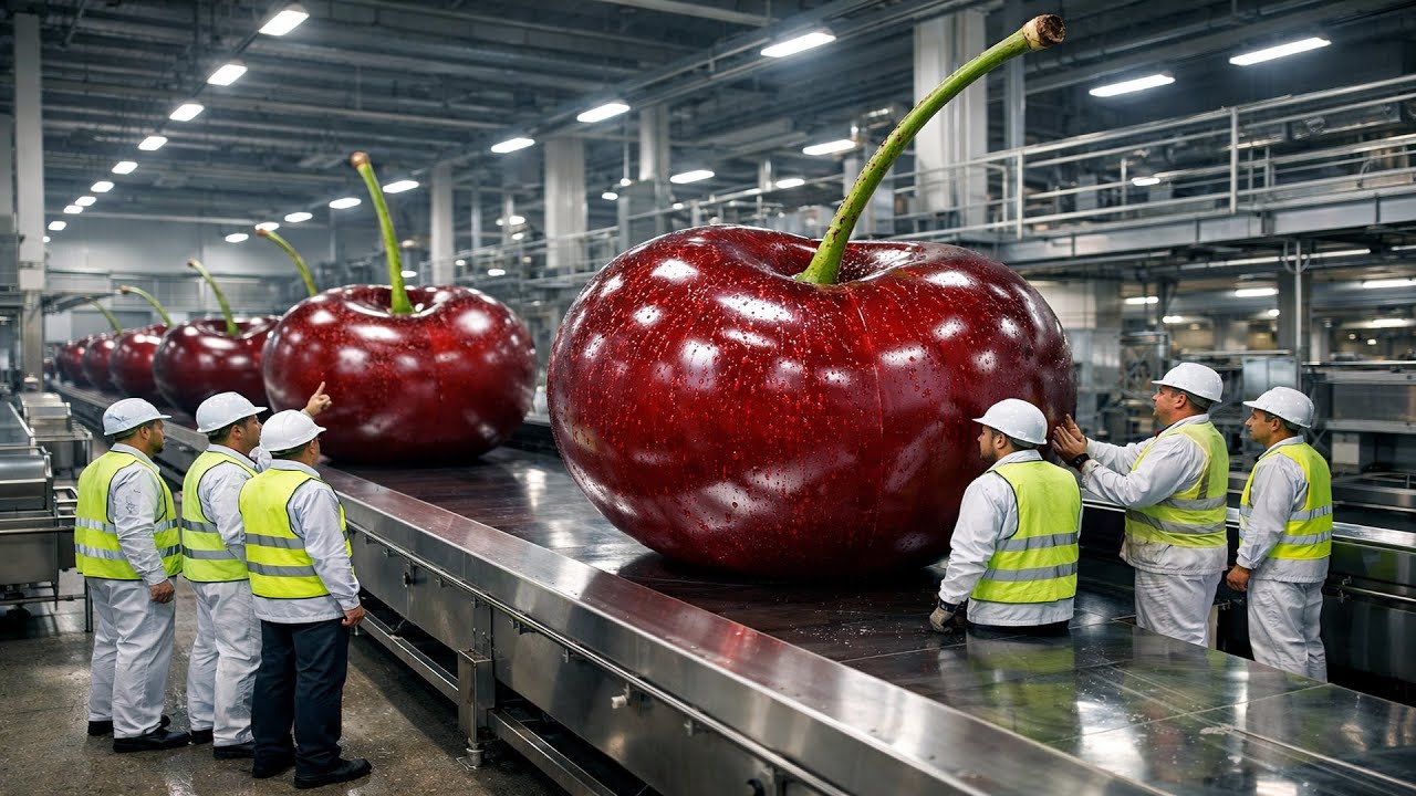 This Is How Cherry Pie Is Made (You’ve Never Seen This)