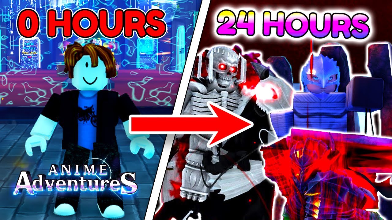 Я играл в аниме-приключения 24 часа и получил... | Обновление Berserk 15 Roblox
