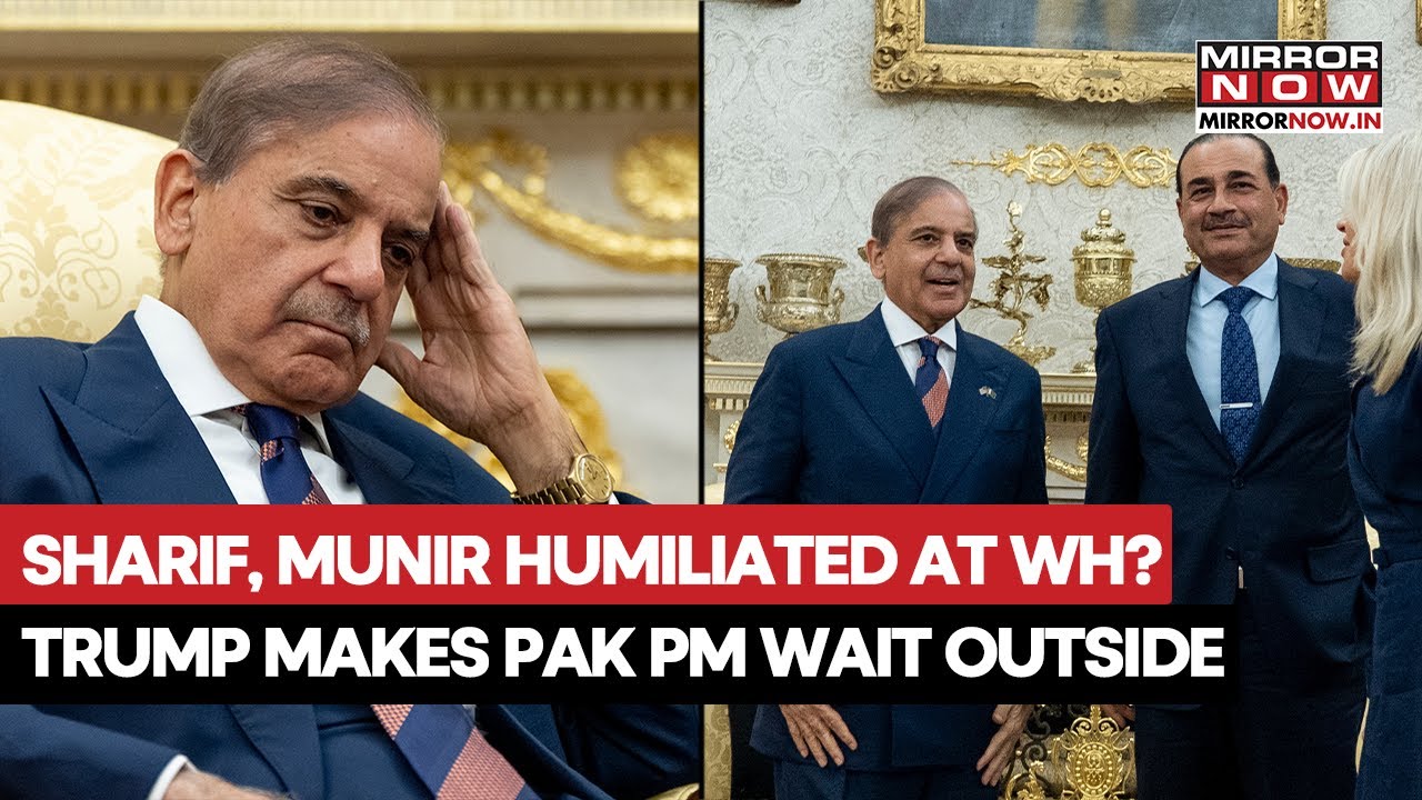 Shehbaz Sharif, Asim Munir Humiliated By Trump At White House? Pak 'Guests' Made To Wait Outside?