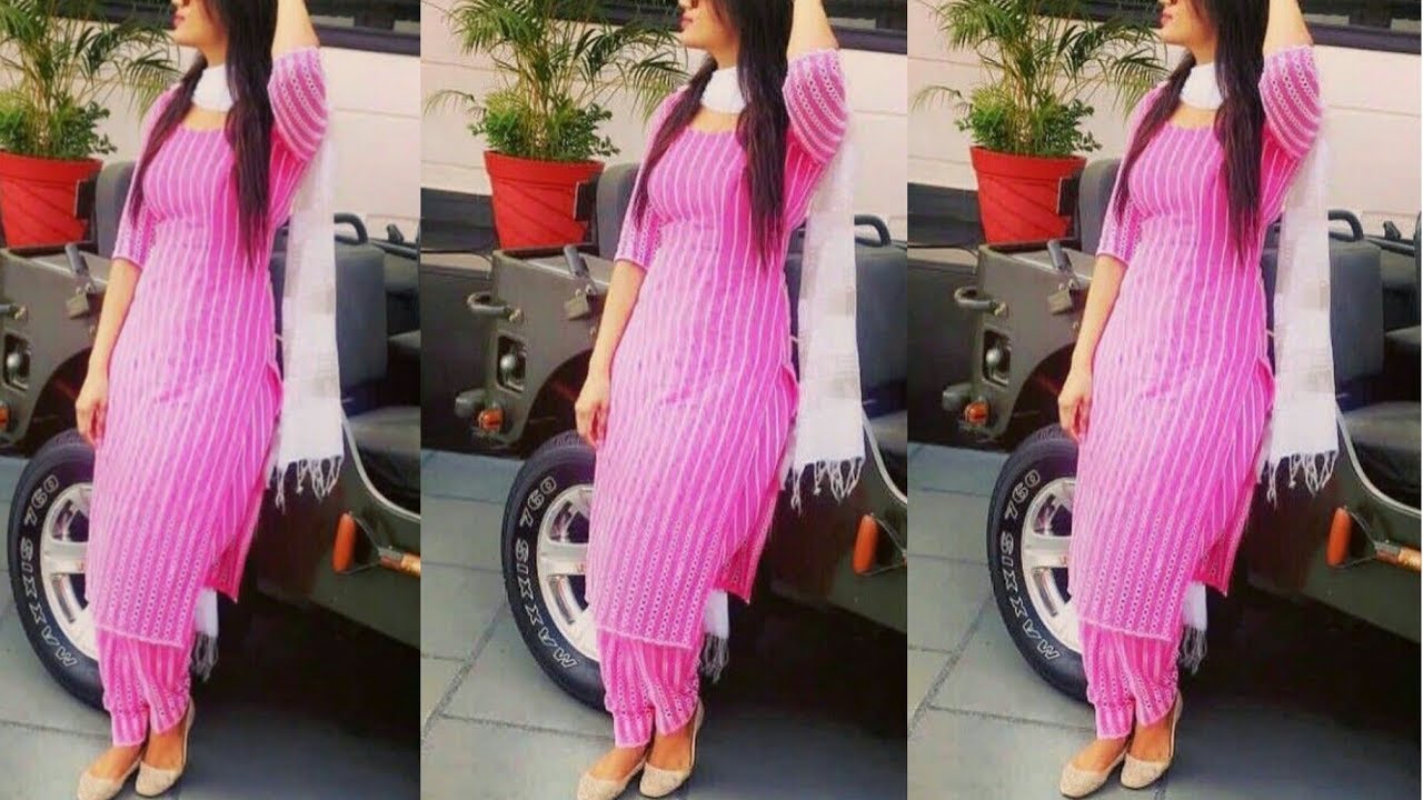 Top 15 colour combination for punjabi suits/new plain punjabi suit designs