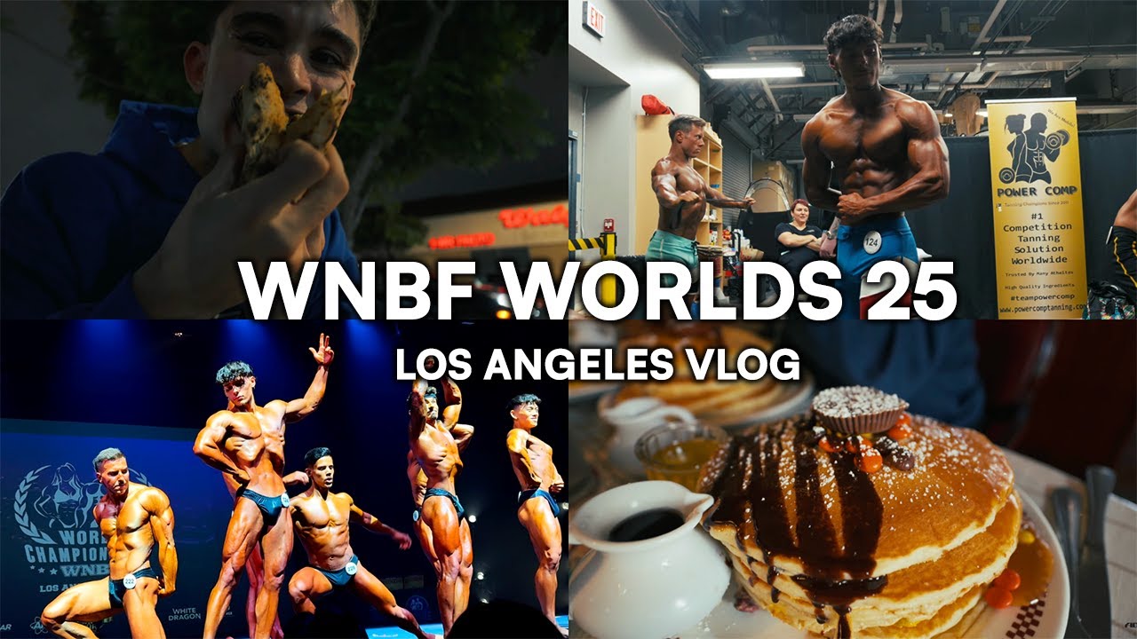 RESTER SHRED AVEC DES PIZZAS À L.A 🌴 | WNBF WORLDS, FOOD TOUR