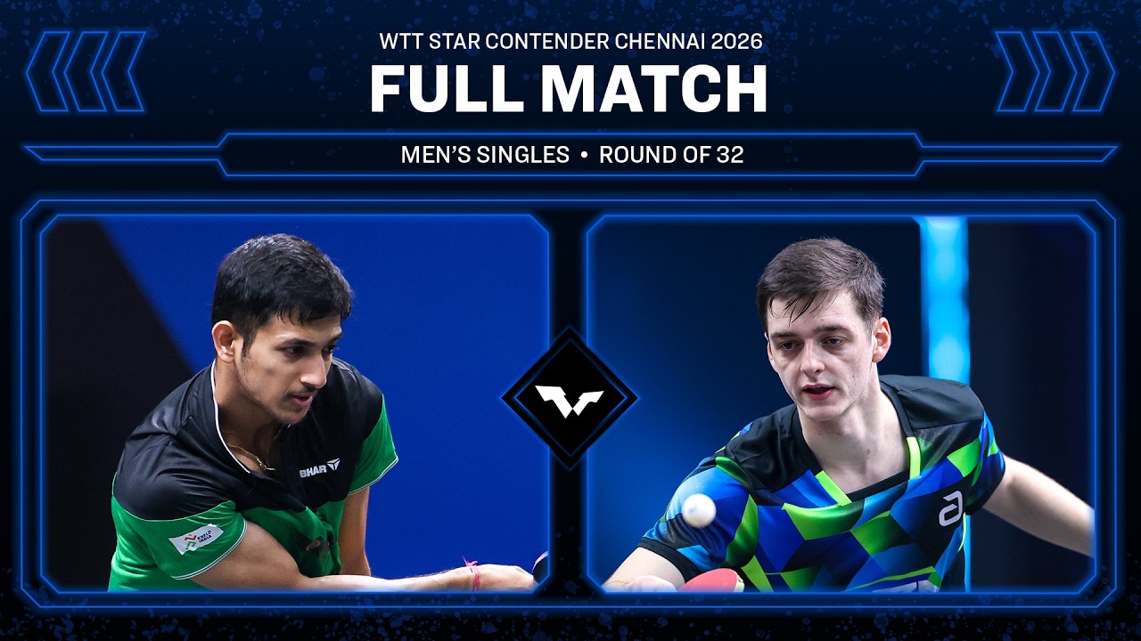 FULL MATCH | Akash Pal vs Thibault Poret | MS R32 | #WTTChennai 2026