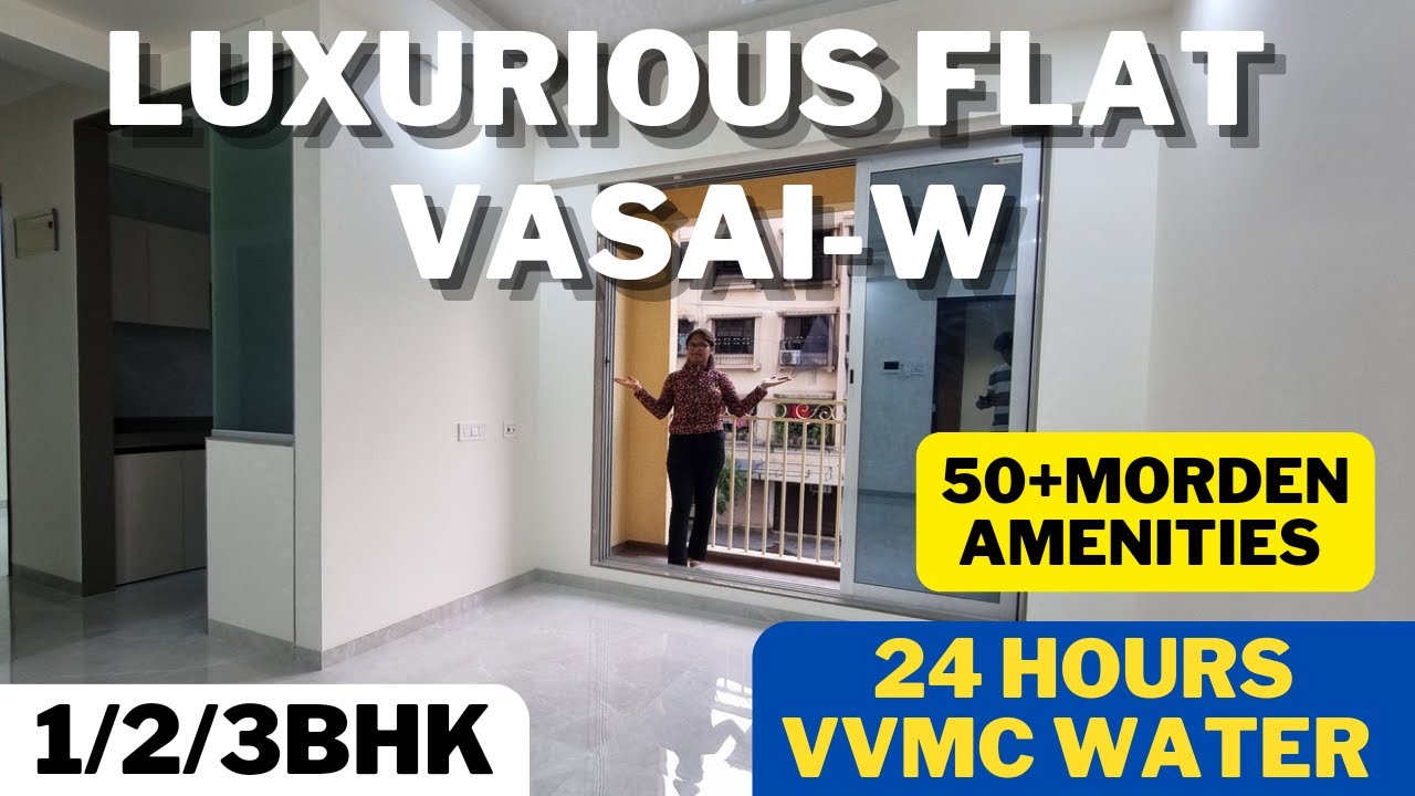 1BHK flat in vasai west | 24/7 vvmc water | 1BHK 2BHK 3BHK | 50+Morden amenities