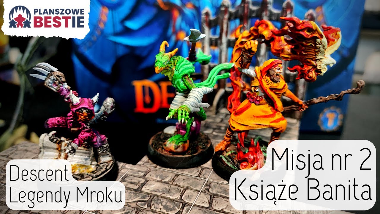Planszowe Bestie #280 - Descent Legendy Mroku - Misja nr 2 Książę Banita - rozgrywka - 04.11.2023