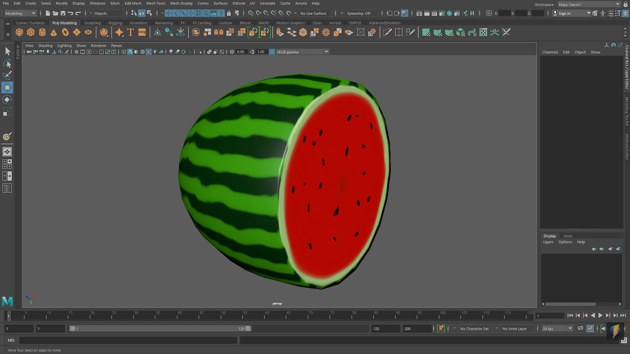 Изучение Maya — Введение в инструмент 3D-рисования.