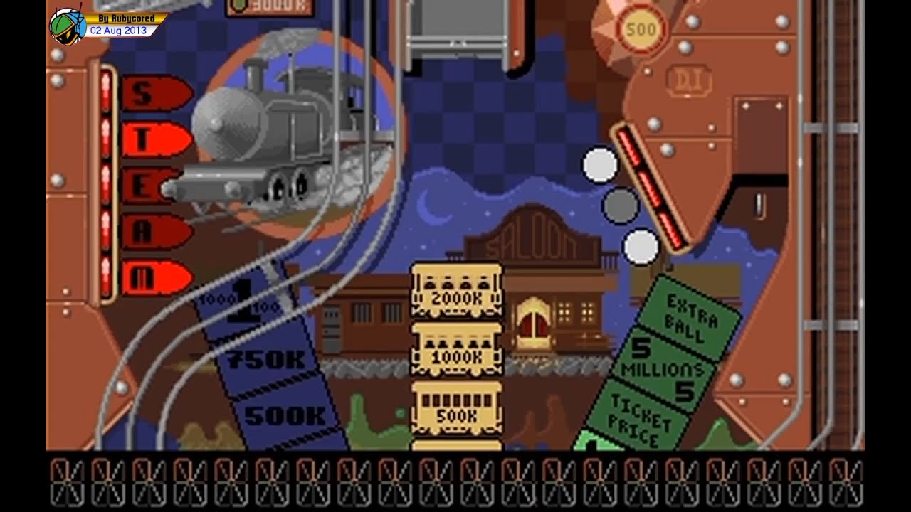Pinball Dreams (1992, MS-DOS) - 2 of 4: Steel Wheel [Glitch][720p60]
