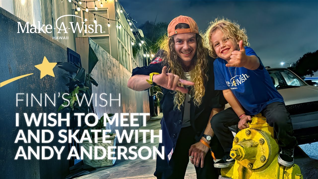 Finn's wish to meet Andy Anderson