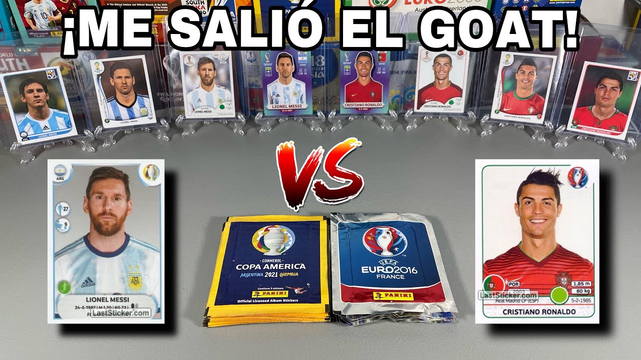 ¡BUSCANDO AL BICHO Y A MESSI EN 20 SOBRES DE LA COPA AMERICA Y LA EURO!