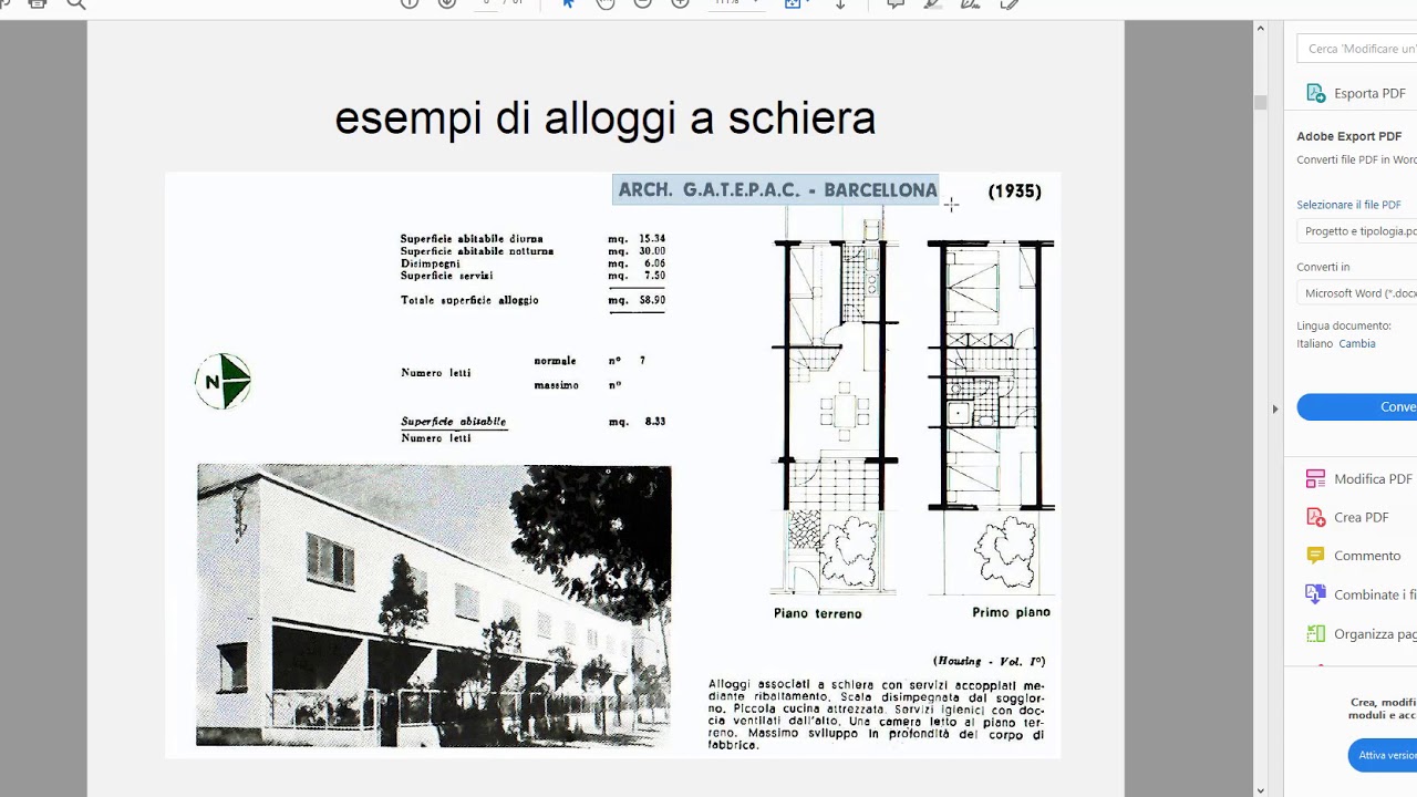 Tipologie edilizie 1 (edifici isolati e a schiera)