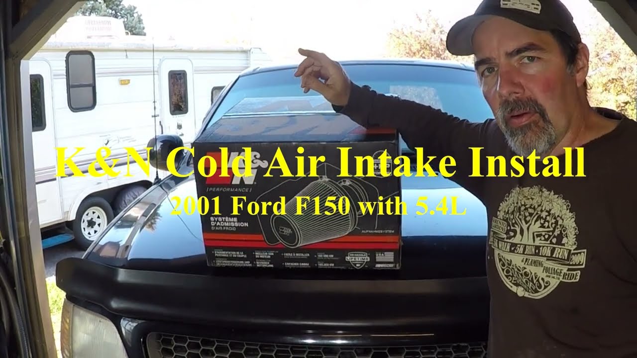 F150 K&N Cold air intake installation on the 5.4L engine