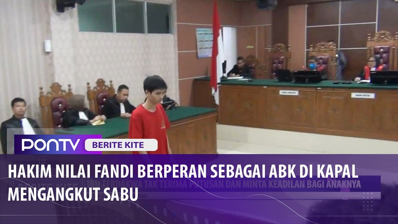 Keluarga Menangis Histeris! ABK Kapal 2 Ton Sabu Divonis 5 Tahun