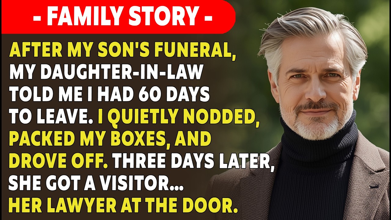 After My Son's Funeral, My Daughter-In-Law Gave Me 60 Days To Move Out — So I Left That Night...