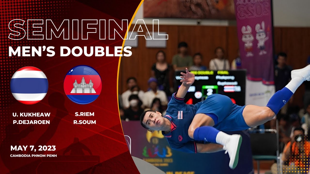 🇰🇭 U. KUKHEAW/P.DEJAROEN vs S.RIEM/R.SOUM Teqball Sea Games Cambodia