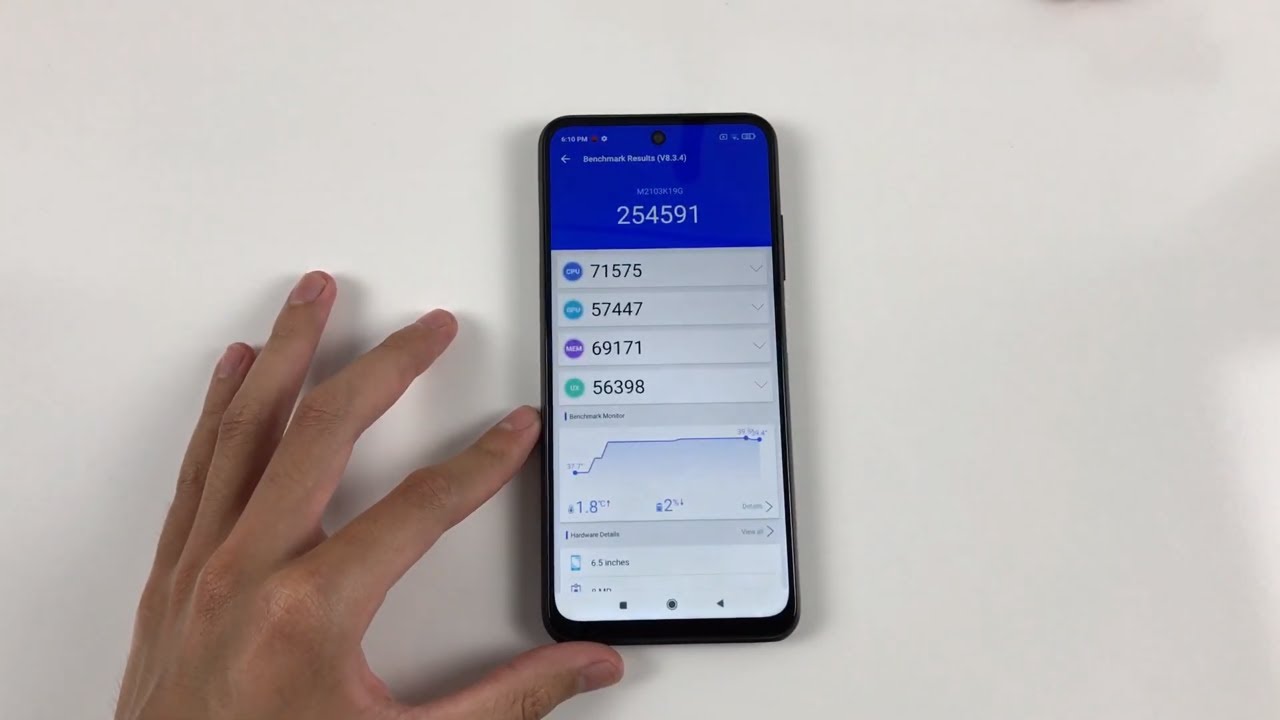 AnTuTu Benchmark & Geekbench 5 Xiaomi Redmi Note 10 5G RAM 8GB | Dimensity 700 5G