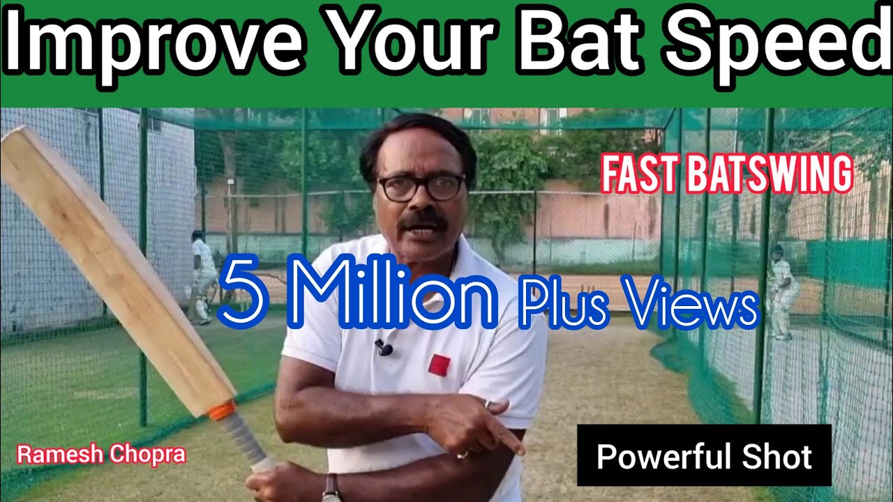 Improve Your Bat Speed Batswing ko fast karen Powerful Shot Maren  Bat Speed Kaise Tez Karen