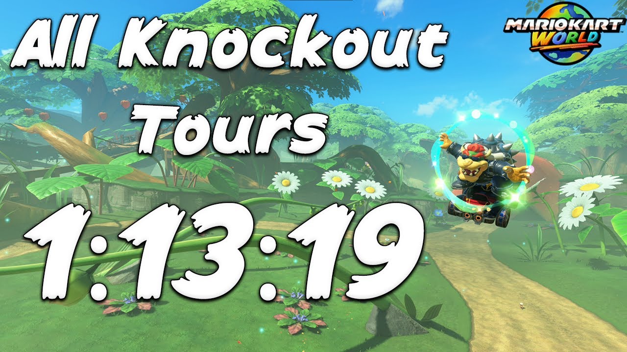 [Former WR] Mario Kart World All Knockout Tours Speedrun in 1:13:19