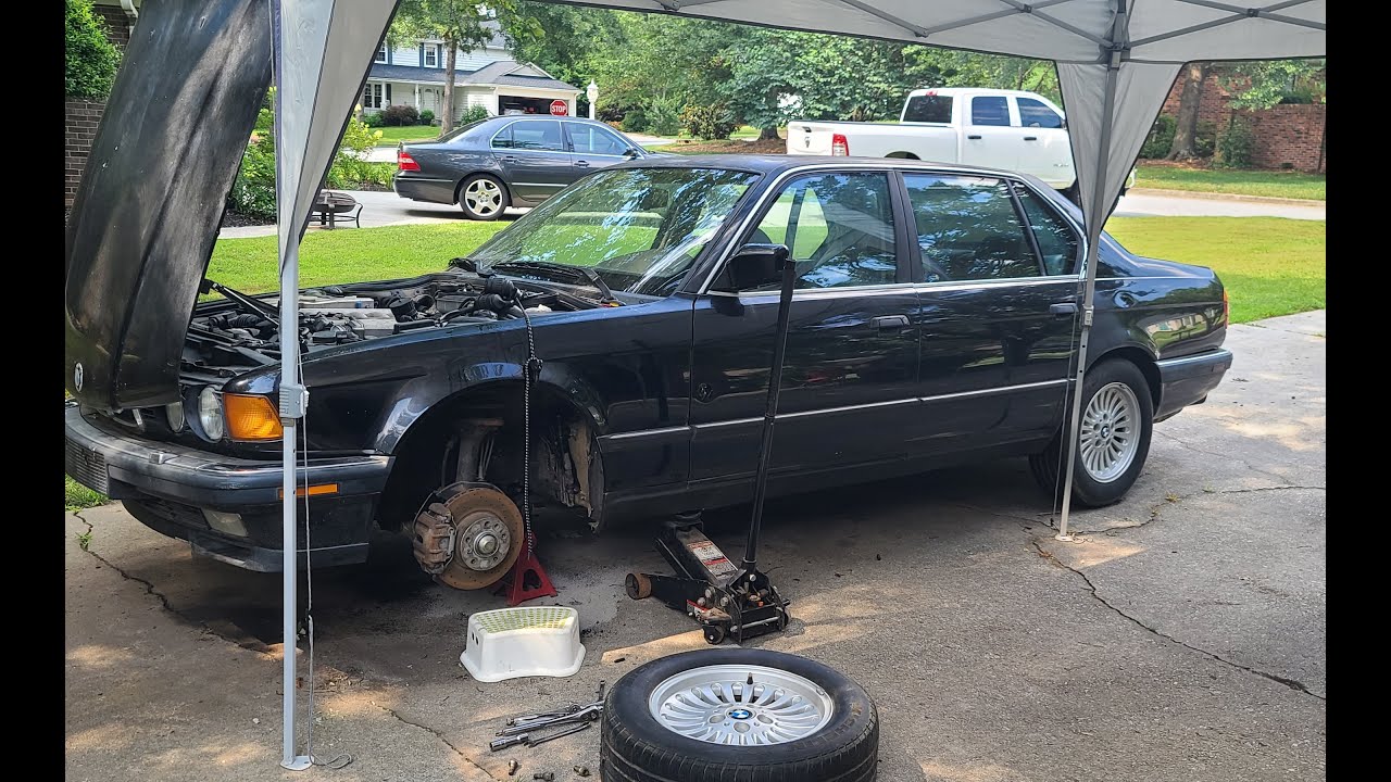 1992 BMW E32 750il V12 - ASC removal