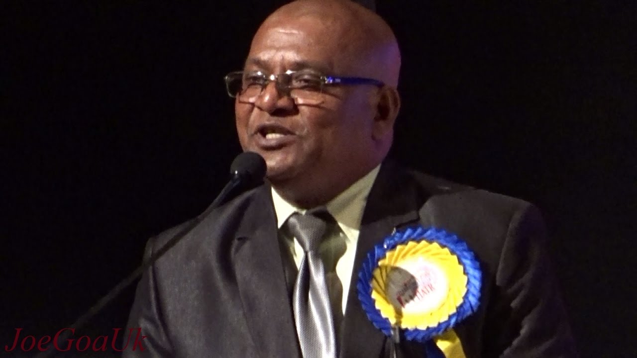 Com Agostinho  Temudo on Tiatr Day 2017