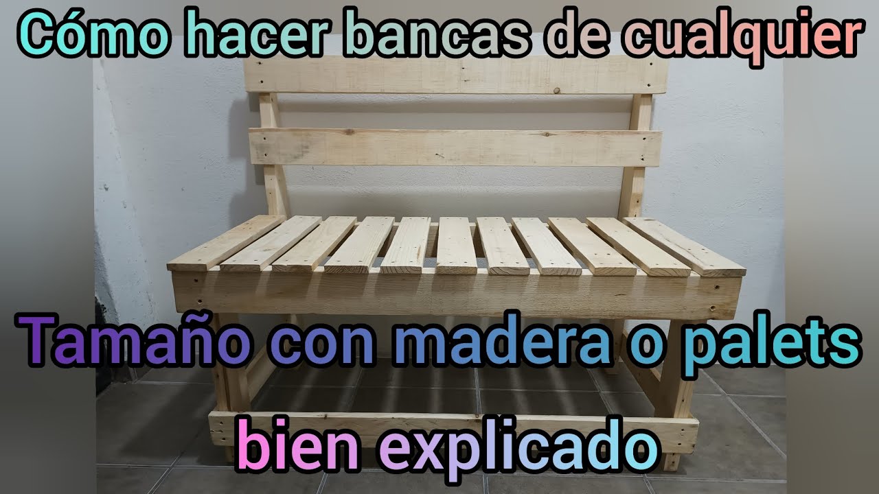 cómo hacer banca con palets