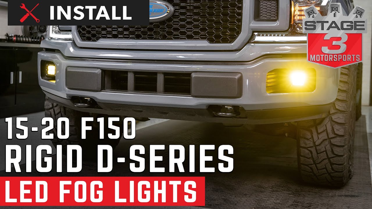 Rigid Industries D-Series SAE/DOT Compliant Selective Yellow Fog Lights Install