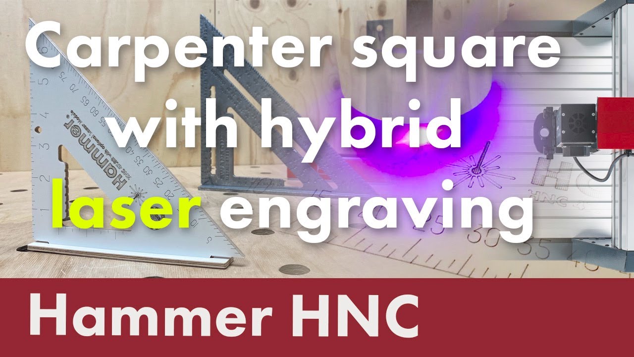 Hammer HNC 47.82 equipped with a 6W blue Laser (hybrid solution)