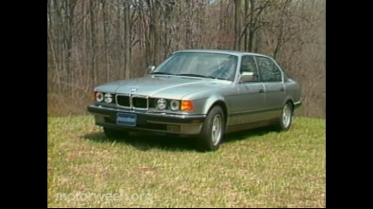 Motorweek 1988 BMW 750iL (E32) Road Test