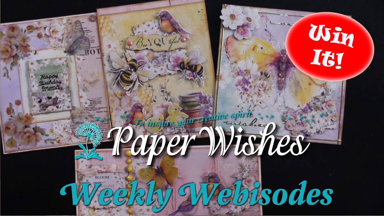 4 Sweet Cards Using In Full Bloom Collection by Prima