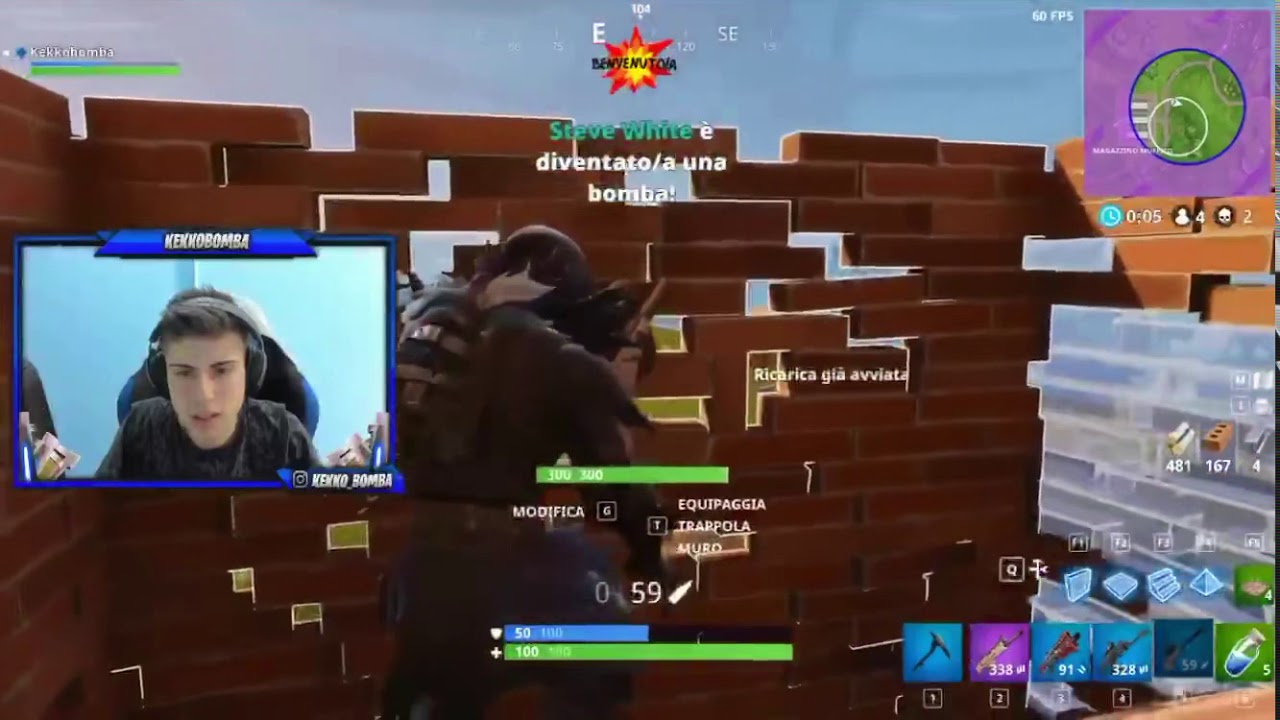 Kekkobomba fa un fail pazzesco in live e sclera di brutto