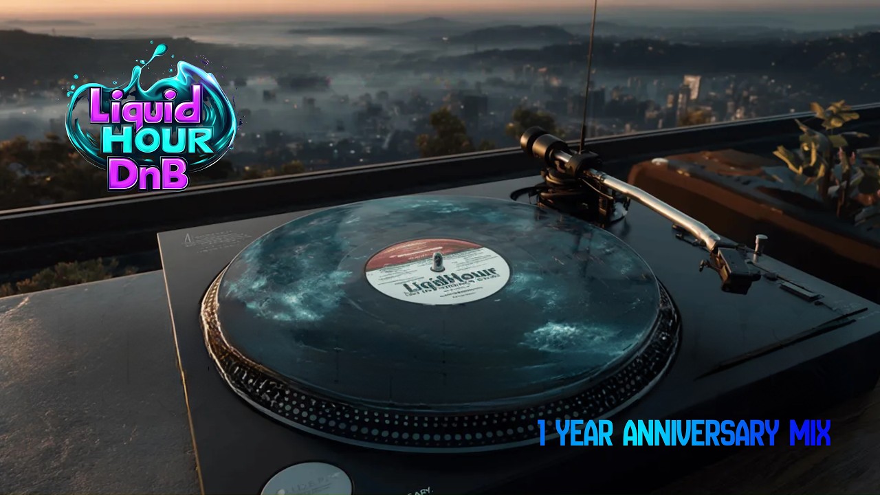 Beautiful Liquid Drum and Bass Mix | 1 Year Anniversary Celebration | LiquidHour DnB